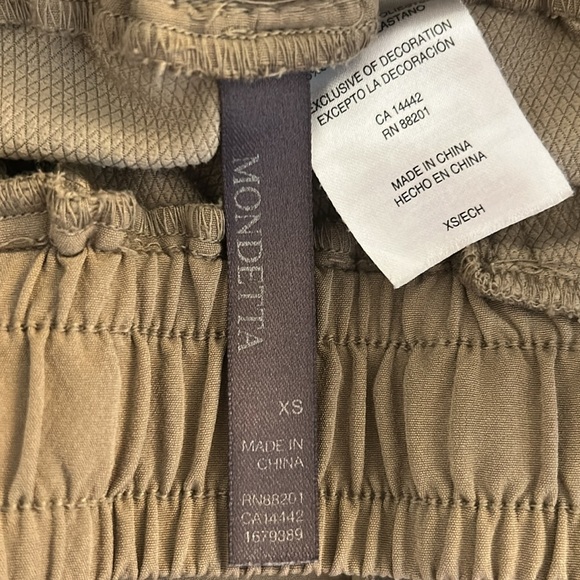 Mondetta Tan Drawstring Waist Activewear Sporty Pants Size XS - Picture 6 of 7